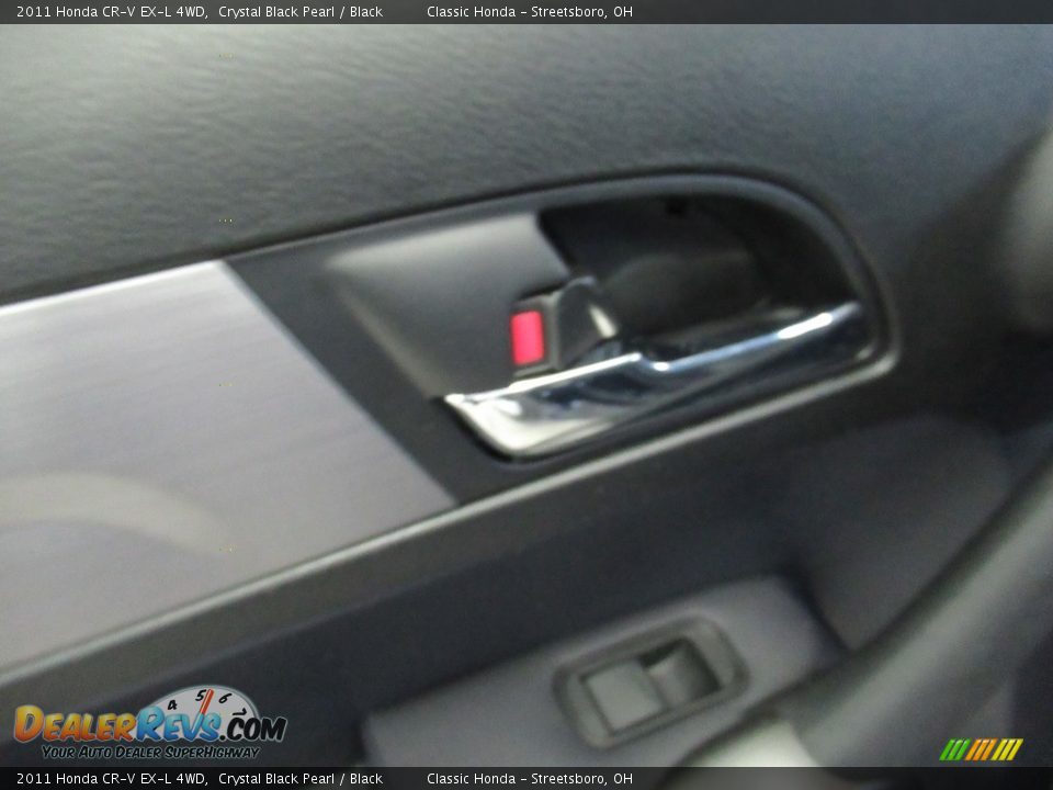 2011 Honda CR-V EX-L 4WD Crystal Black Pearl / Black Photo #21
