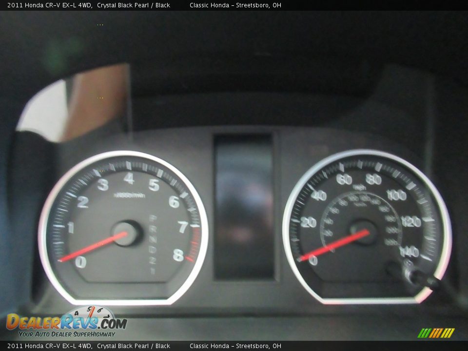 2011 Honda CR-V EX-L 4WD Crystal Black Pearl / Black Photo #24