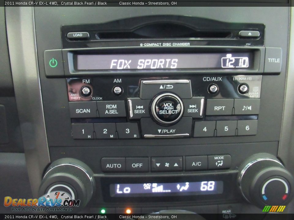 2011 Honda CR-V EX-L 4WD Crystal Black Pearl / Black Photo #25