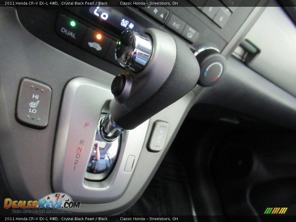 2011 Honda CR-V EX-L 4WD Crystal Black Pearl / Black Photo #26