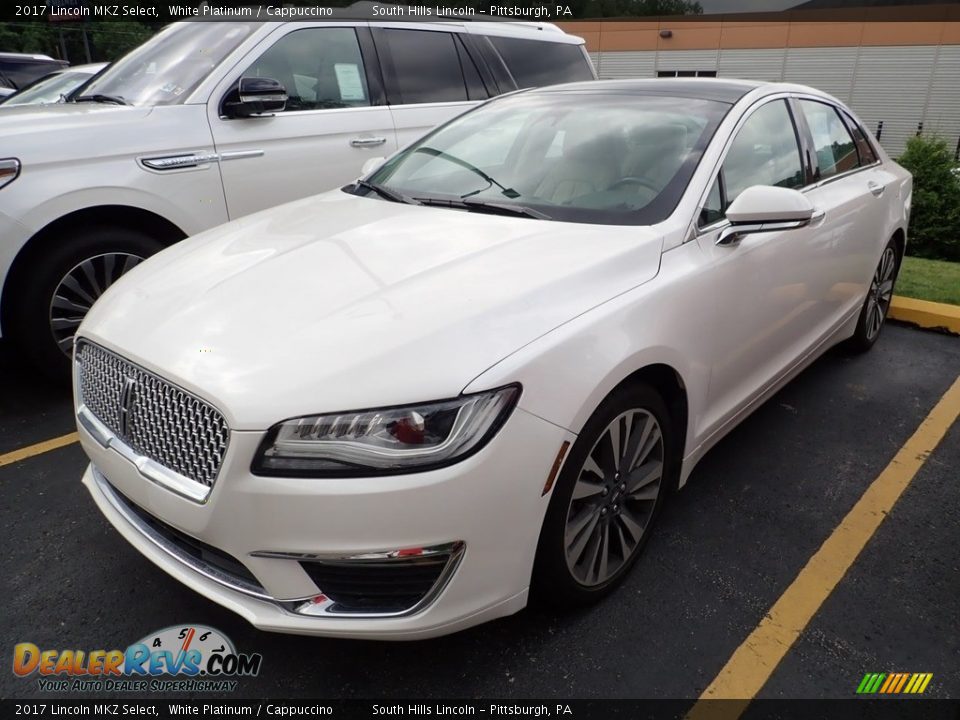 2017 Lincoln MKZ Select White Platinum / Cappuccino Photo #1