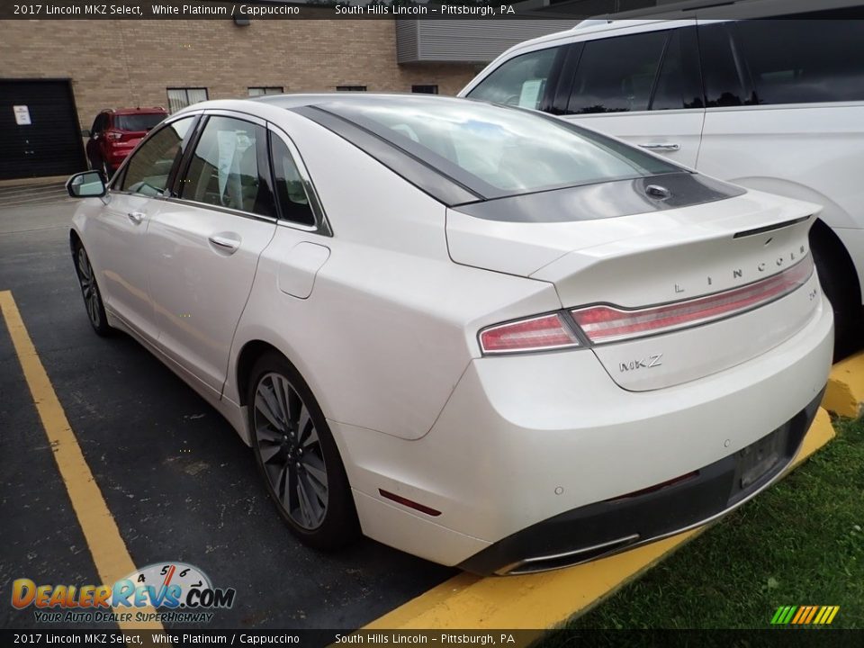 2017 Lincoln MKZ Select White Platinum / Cappuccino Photo #2