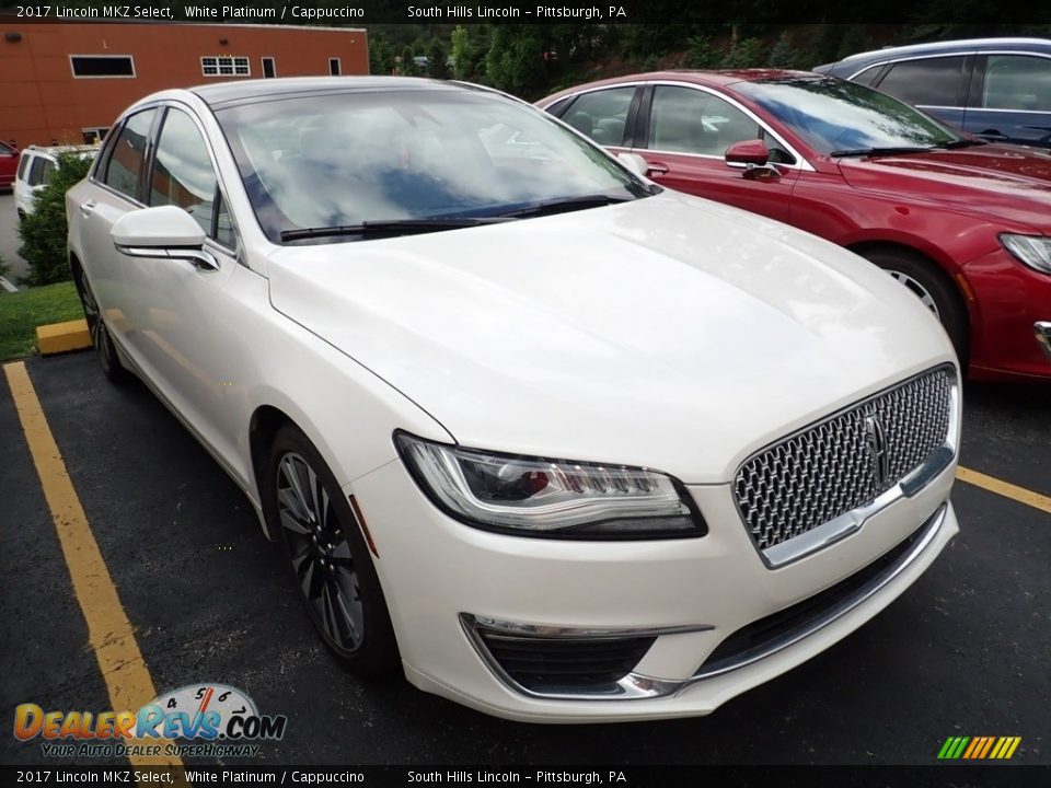 2017 Lincoln MKZ Select White Platinum / Cappuccino Photo #5