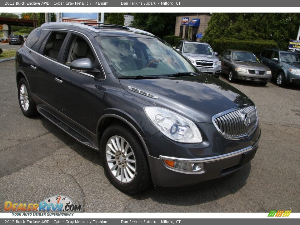 2012 Buick Enclave AWD Cyber Gray Metallic / Titanium Photo #3