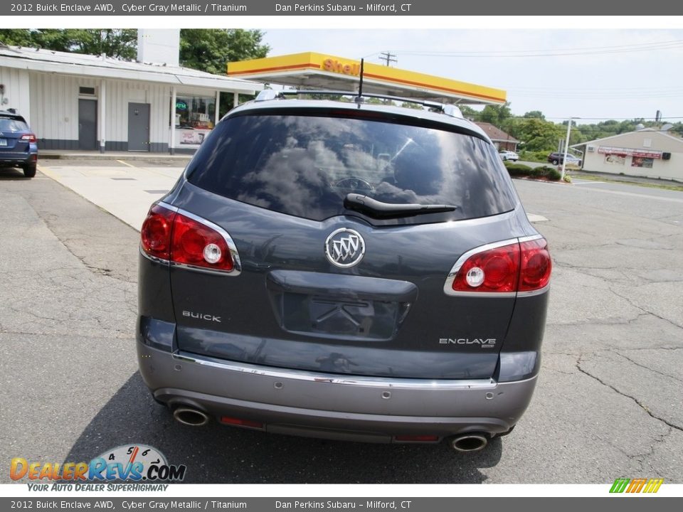 2012 Buick Enclave AWD Cyber Gray Metallic / Titanium Photo #6