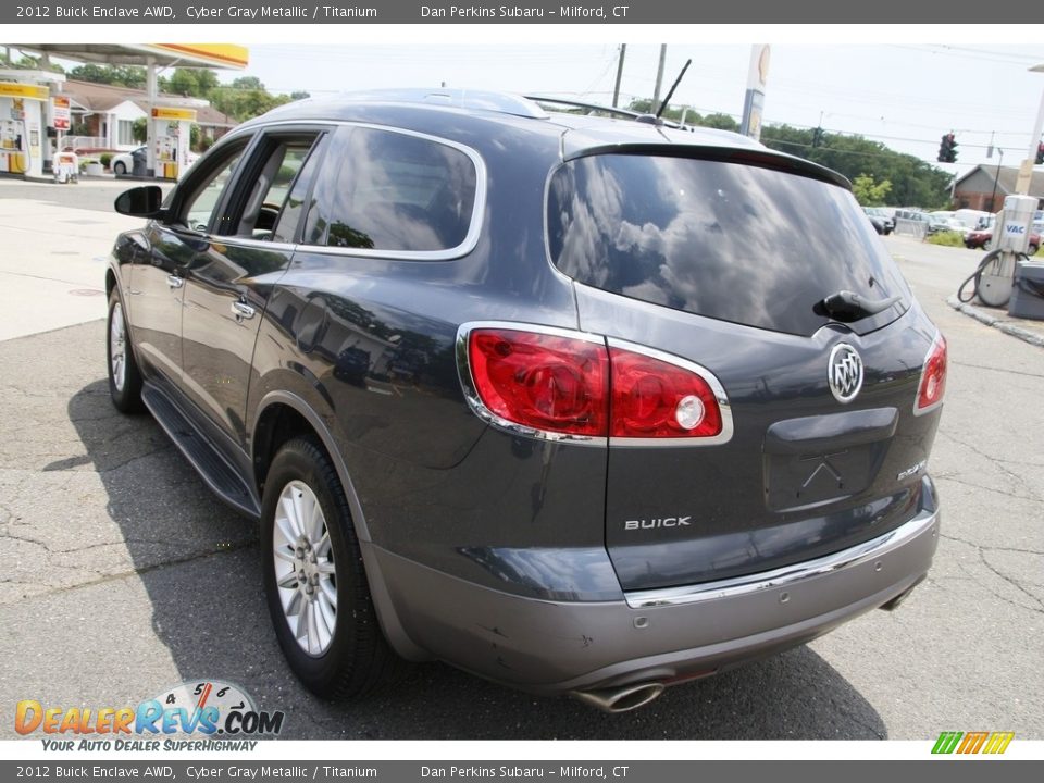 2012 Buick Enclave AWD Cyber Gray Metallic / Titanium Photo #7