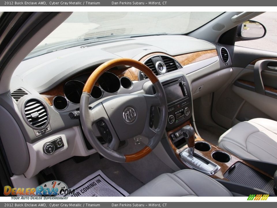 2012 Buick Enclave AWD Cyber Gray Metallic / Titanium Photo #10