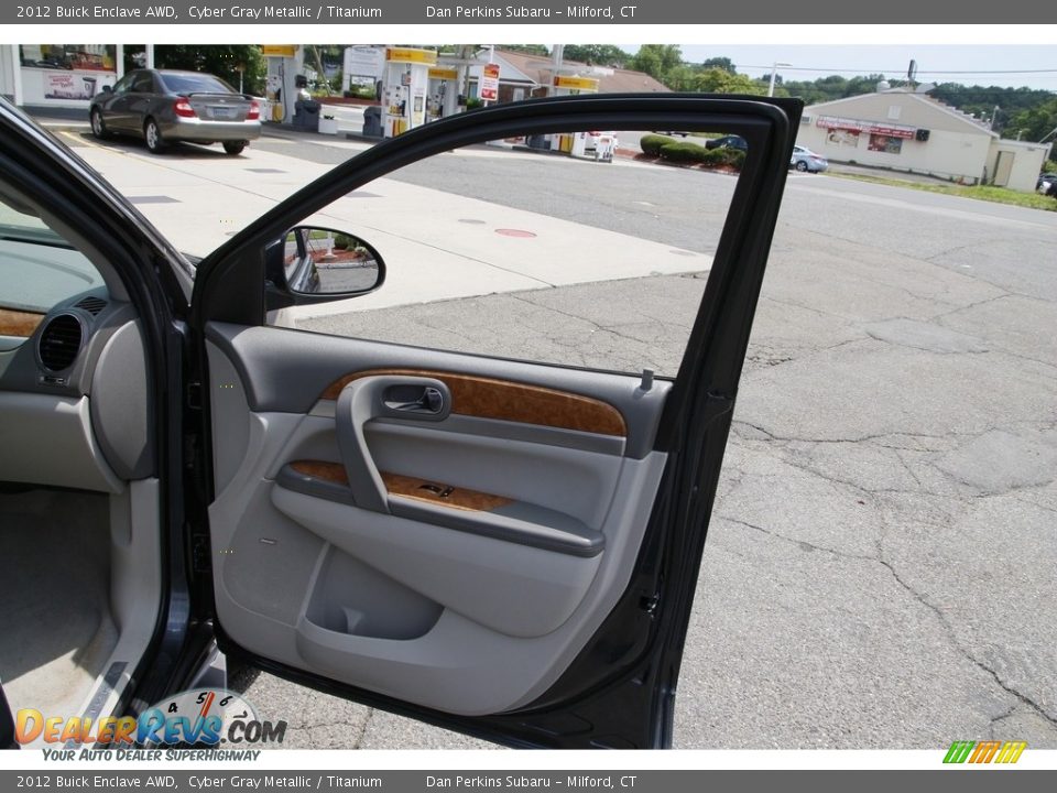 2012 Buick Enclave AWD Cyber Gray Metallic / Titanium Photo #17