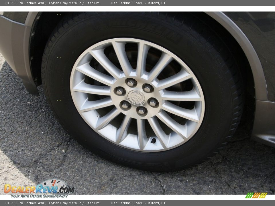 2012 Buick Enclave AWD Cyber Gray Metallic / Titanium Photo #22