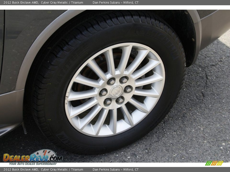 2012 Buick Enclave AWD Cyber Gray Metallic / Titanium Photo #24