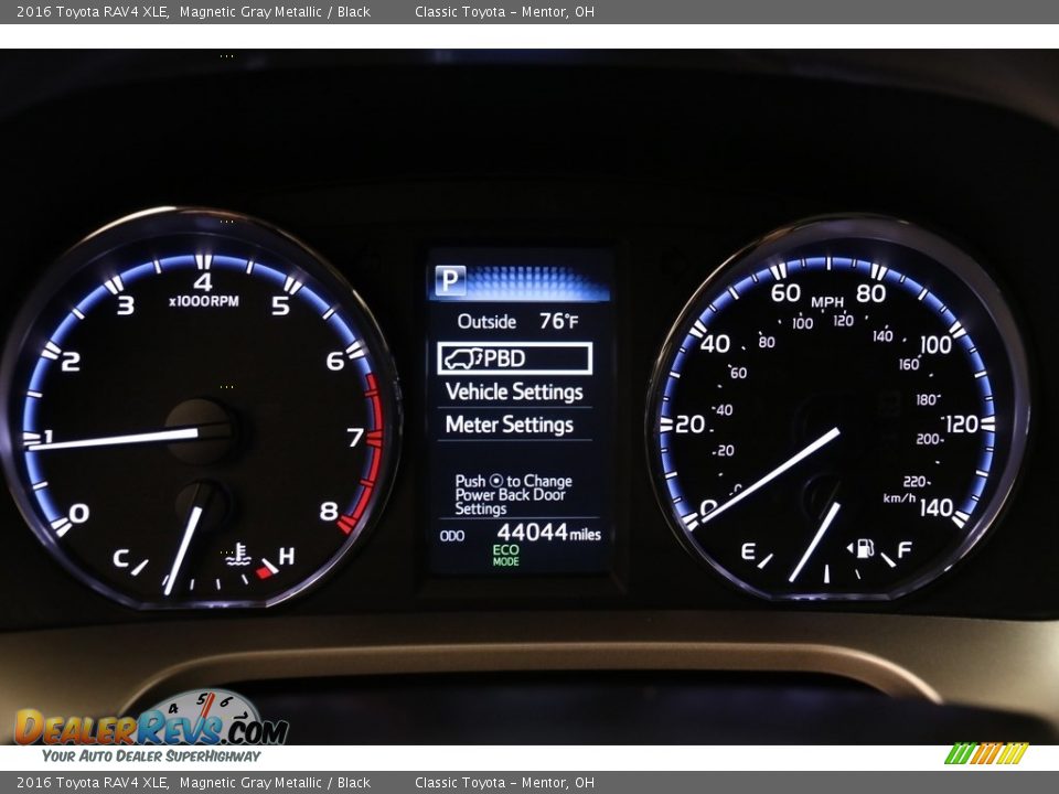 2016 Toyota RAV4 XLE Magnetic Gray Metallic / Black Photo #8