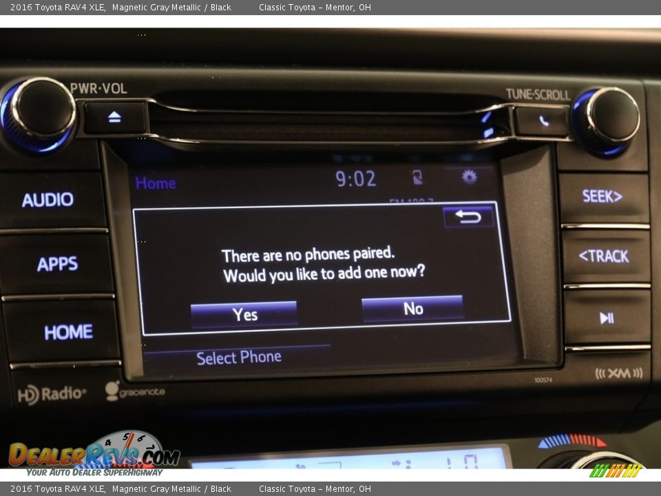 2016 Toyota RAV4 XLE Magnetic Gray Metallic / Black Photo #11