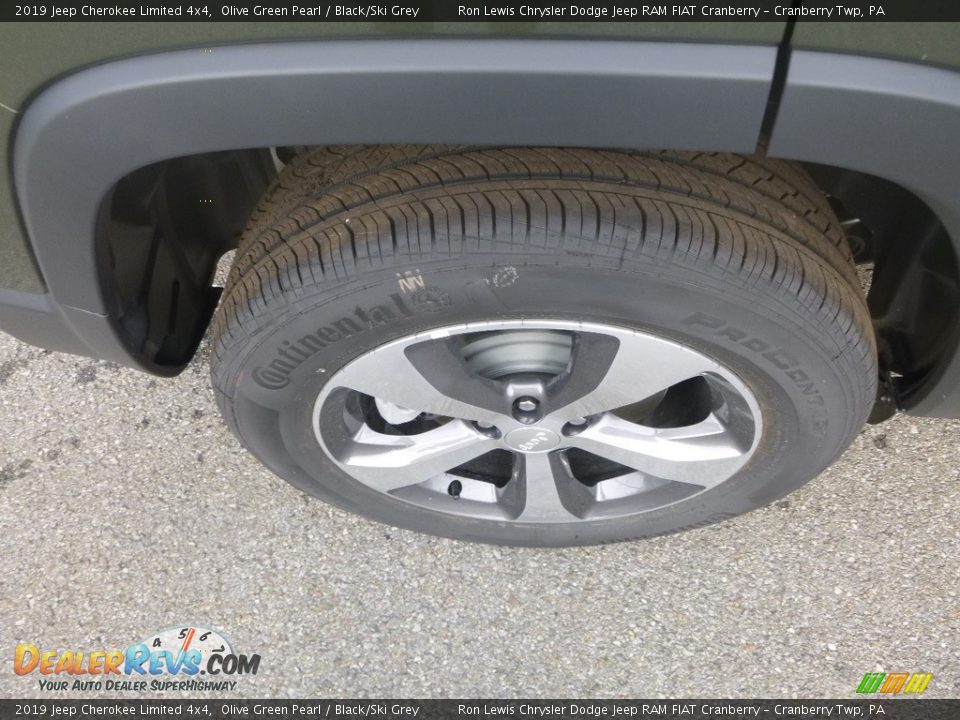 2019 Jeep Cherokee Limited 4x4 Olive Green Pearl / Black/Ski Grey Photo #11