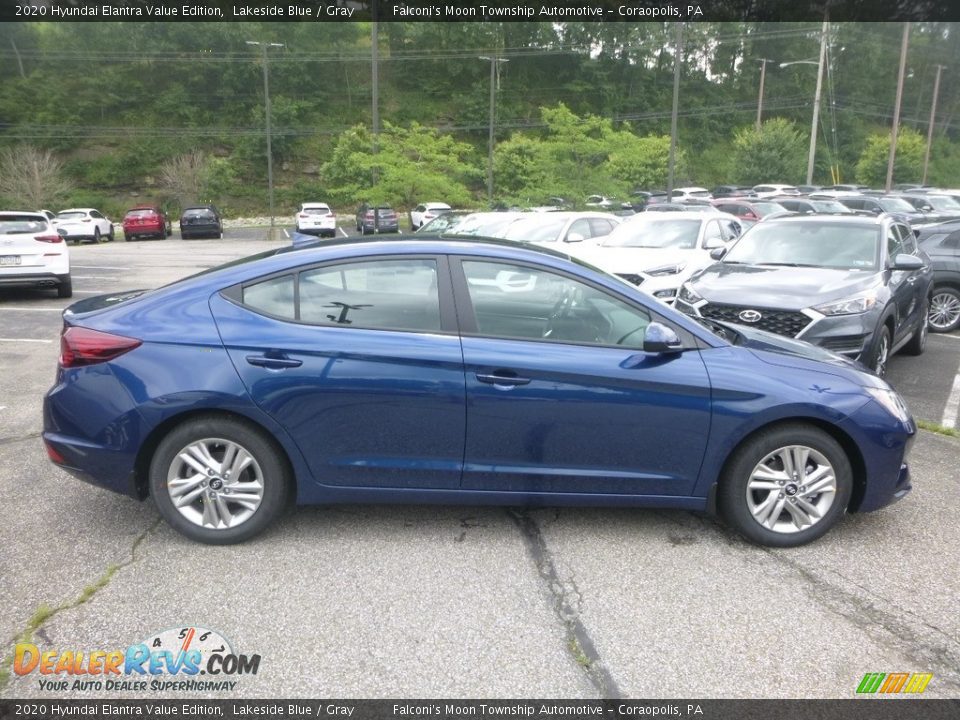 2020 Hyundai Elantra Value Edition Lakeside Blue / Gray Photo #1