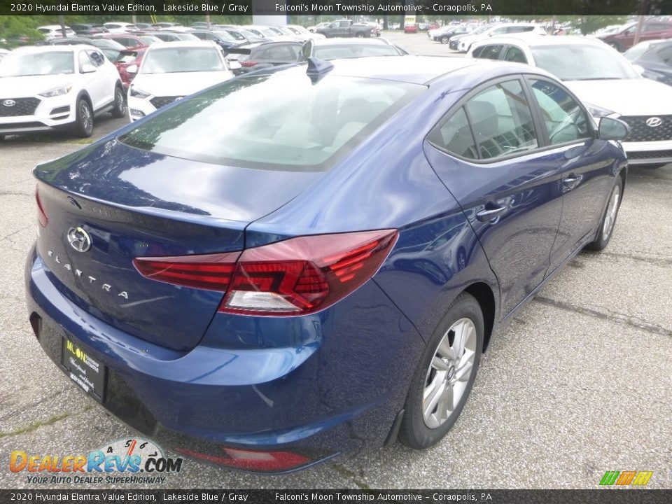 2020 Hyundai Elantra Value Edition Lakeside Blue / Gray Photo #2