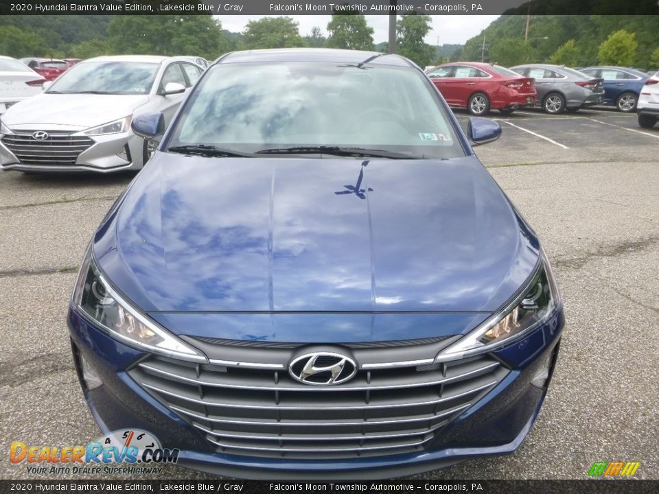 2020 Hyundai Elantra Value Edition Lakeside Blue / Gray Photo #4
