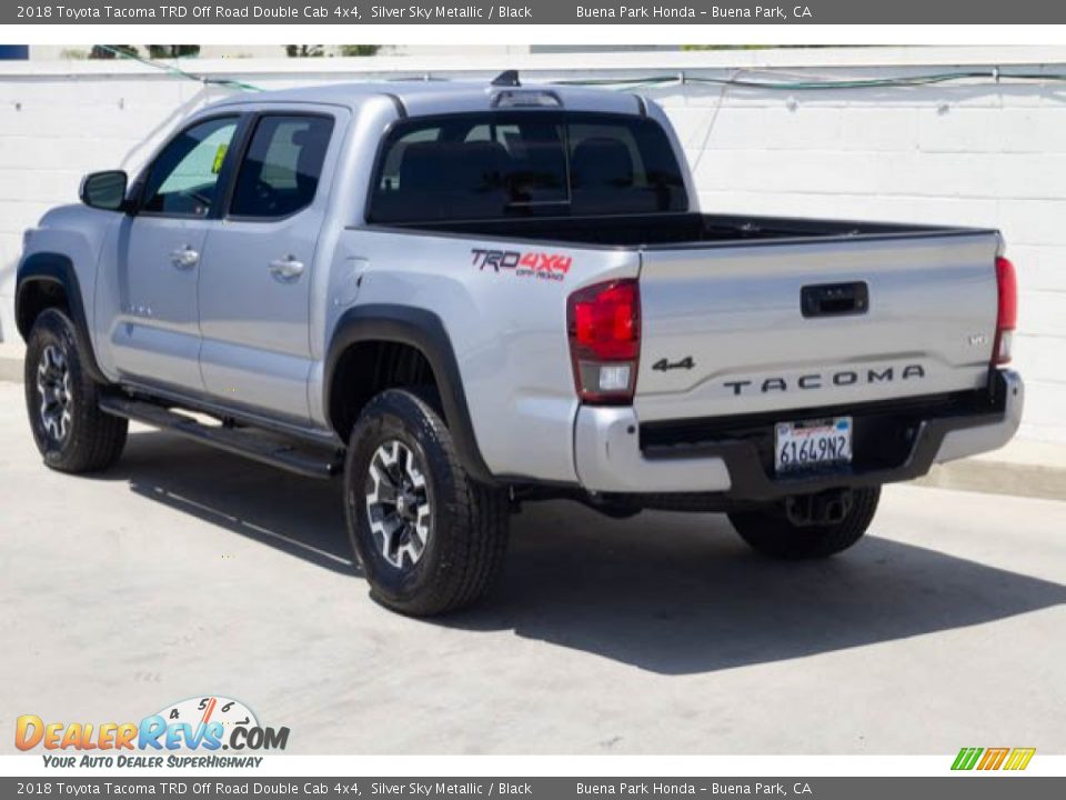 2018 Toyota Tacoma TRD Off Road Double Cab 4x4 Silver Sky Metallic / Black Photo #2