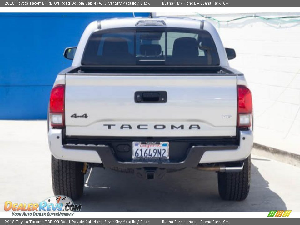 2018 Toyota Tacoma TRD Off Road Double Cab 4x4 Silver Sky Metallic / Black Photo #10