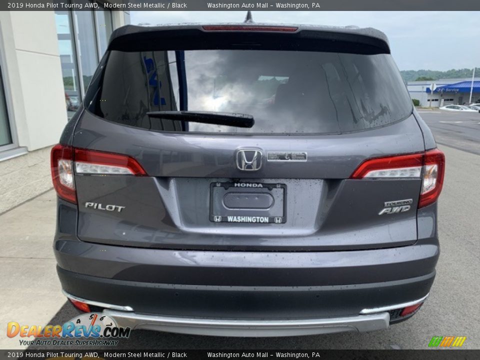 2019 Honda Pilot Touring AWD Modern Steel Metallic / Black Photo #6