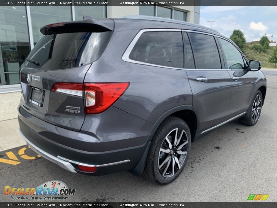 2019 Honda Pilot Touring AWD Modern Steel Metallic / Black Photo #7