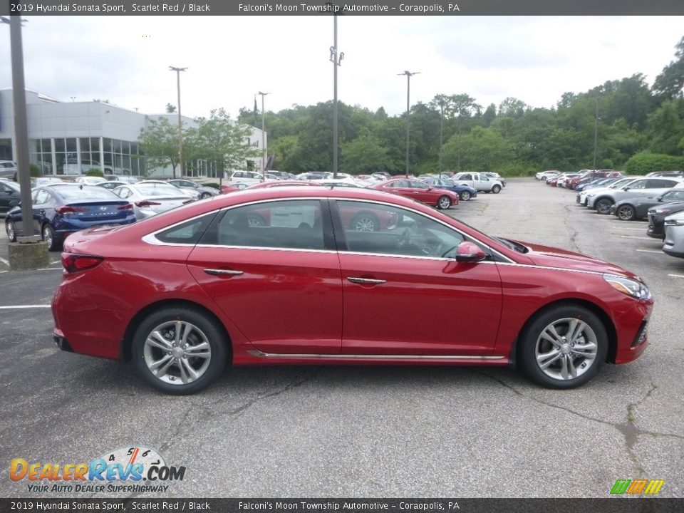 2019 Hyundai Sonata Sport Scarlet Red / Black Photo #1