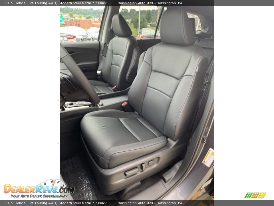 2019 Honda Pilot Touring AWD Modern Steel Metallic / Black Photo #14