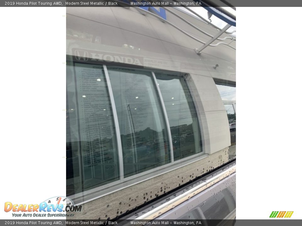 2019 Honda Pilot Touring AWD Modern Steel Metallic / Black Photo #15