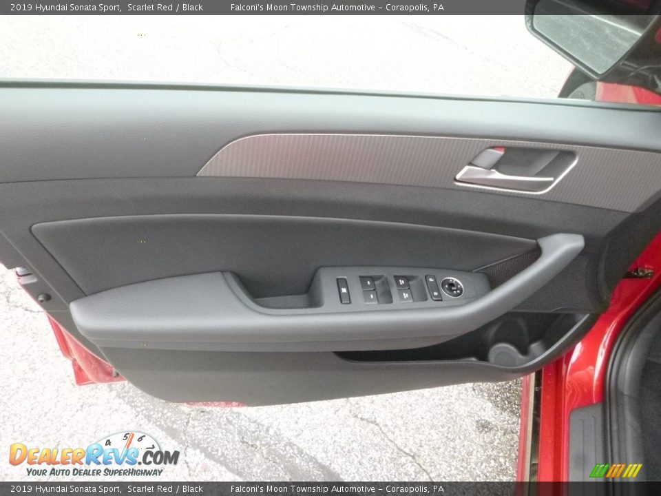 2019 Hyundai Sonata Sport Scarlet Red / Black Photo #10