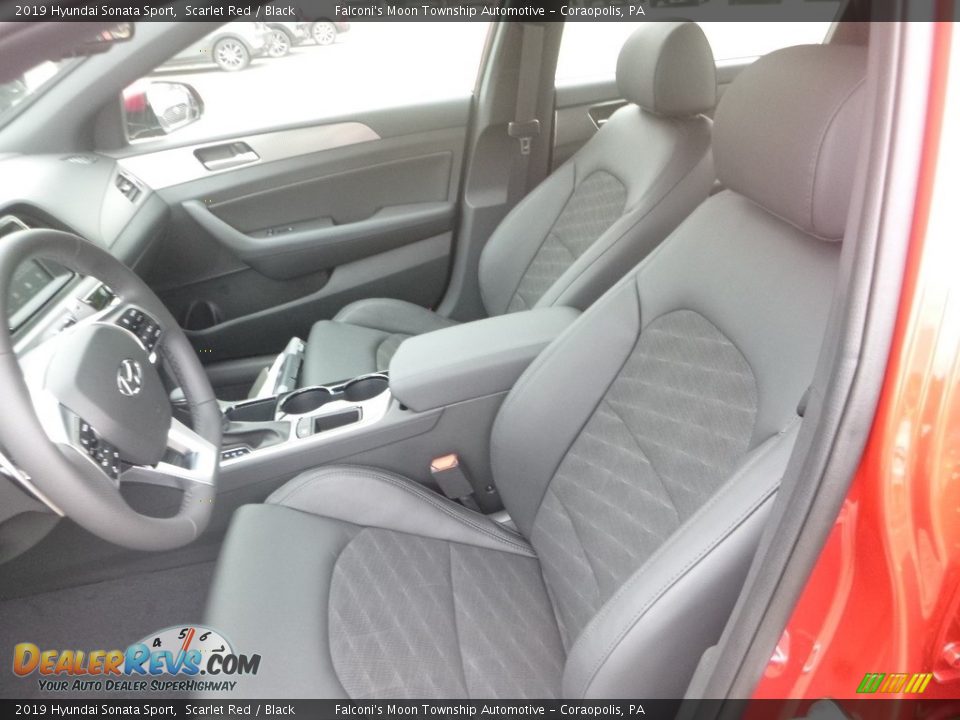 2019 Hyundai Sonata Sport Scarlet Red / Black Photo #12