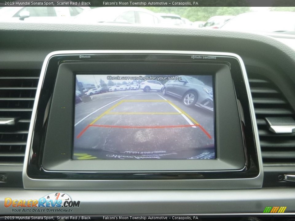 2019 Hyundai Sonata Sport Scarlet Red / Black Photo #15