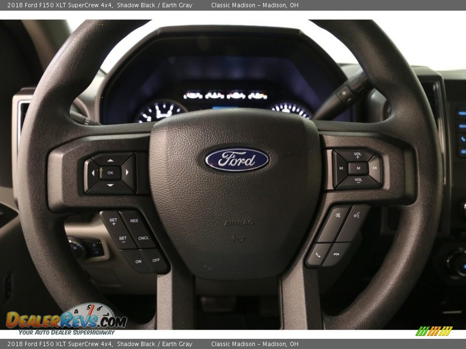 2018 Ford F150 XLT SuperCrew 4x4 Shadow Black / Earth Gray Photo #7