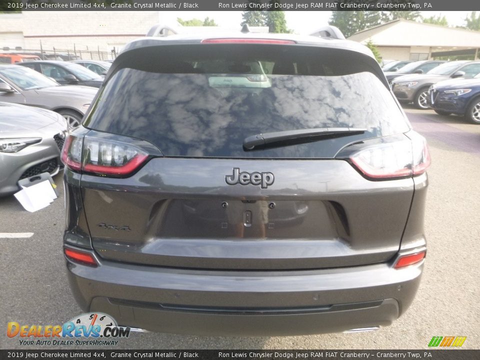 2019 Jeep Cherokee Limited 4x4 Granite Crystal Metallic / Black Photo #3