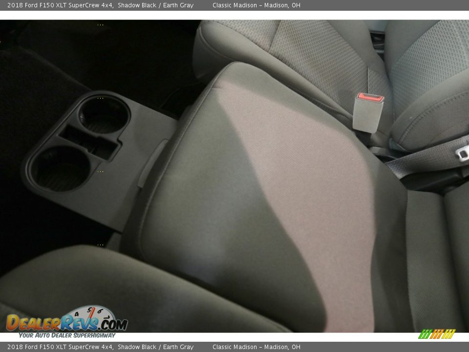 2018 Ford F150 XLT SuperCrew 4x4 Shadow Black / Earth Gray Photo #12