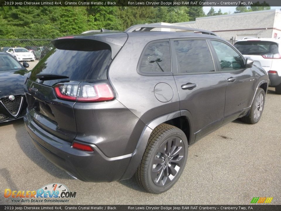 2019 Jeep Cherokee Limited 4x4 Granite Crystal Metallic / Black Photo #4