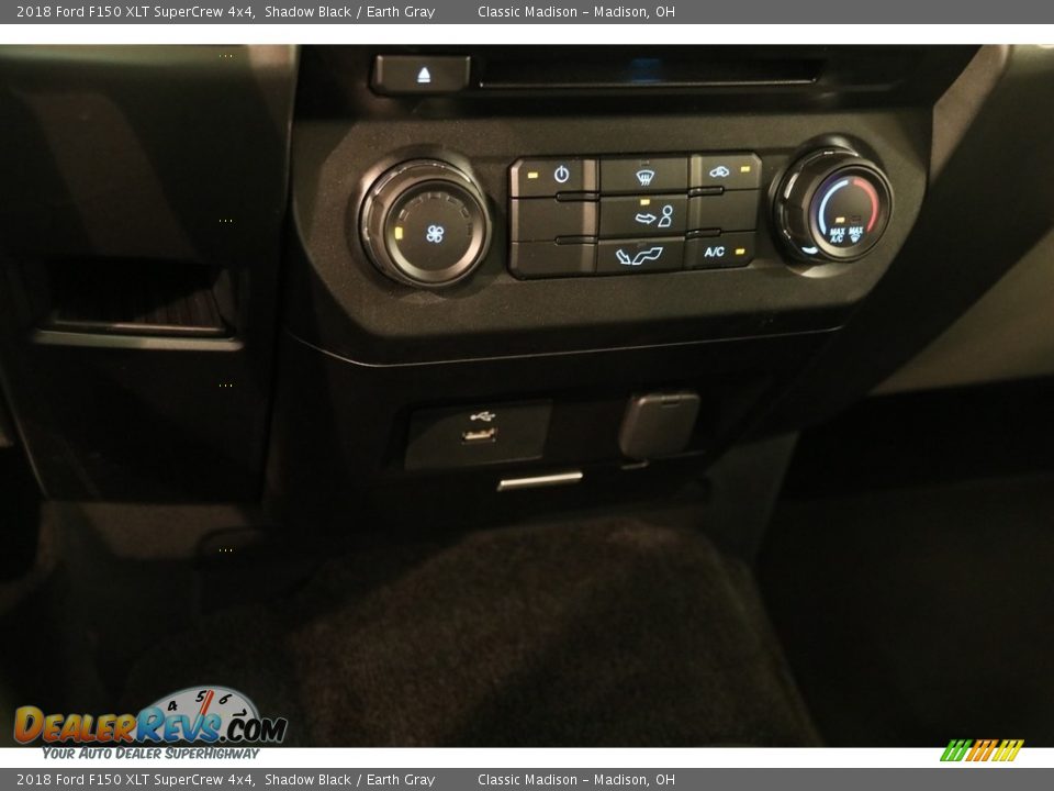 2018 Ford F150 XLT SuperCrew 4x4 Shadow Black / Earth Gray Photo #13