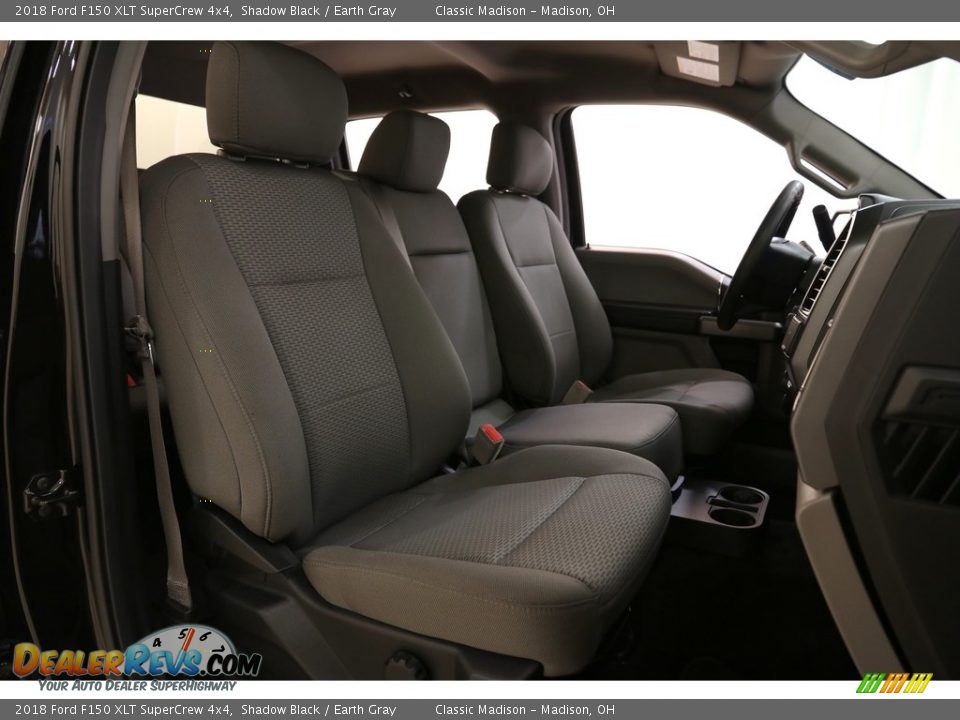 2018 Ford F150 XLT SuperCrew 4x4 Shadow Black / Earth Gray Photo #14