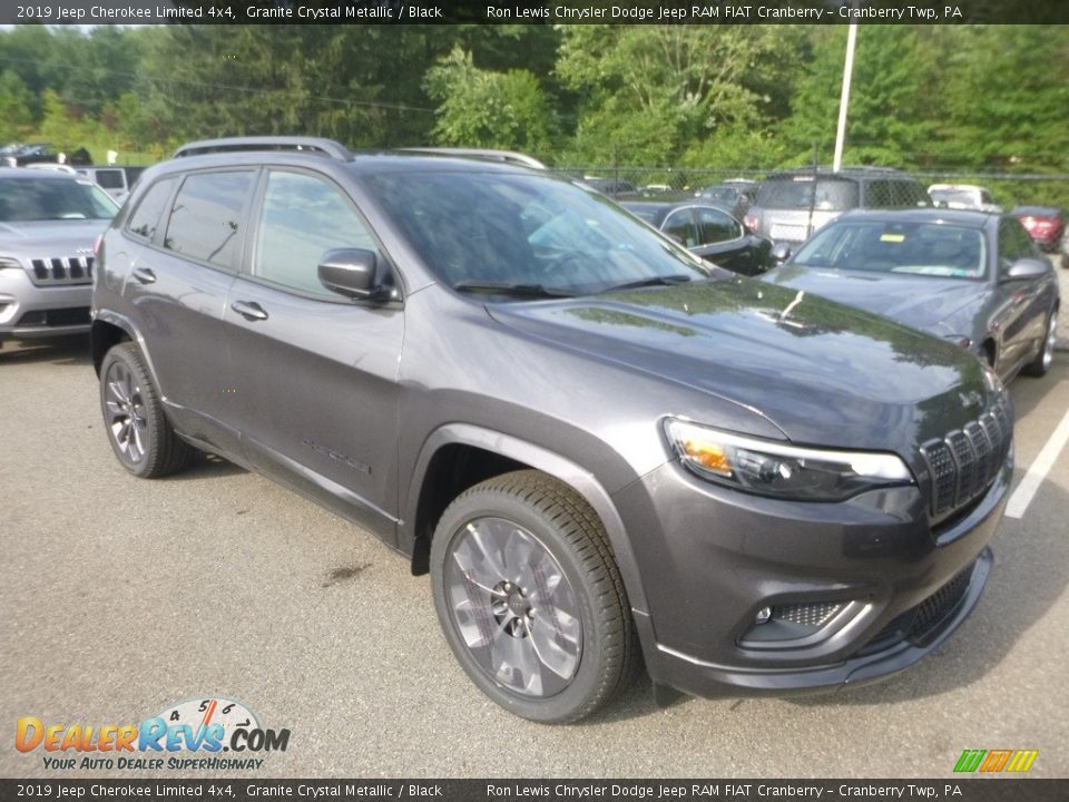 2019 Jeep Cherokee Limited 4x4 Granite Crystal Metallic / Black Photo #6
