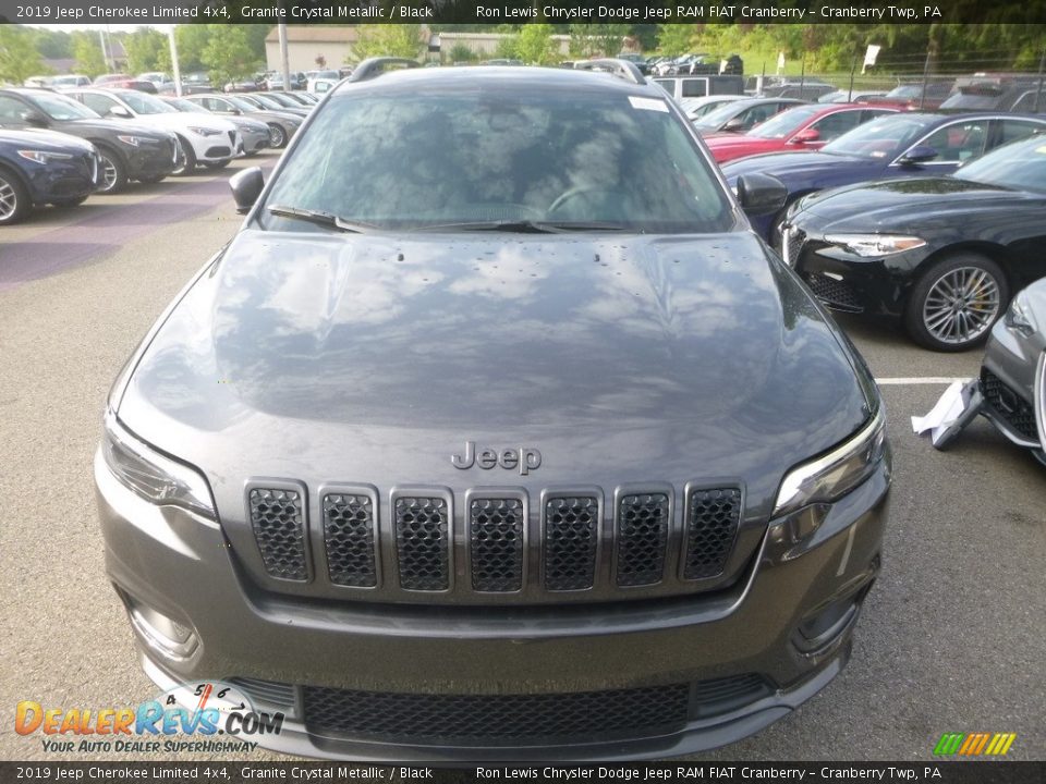 2019 Jeep Cherokee Limited 4x4 Granite Crystal Metallic / Black Photo #7