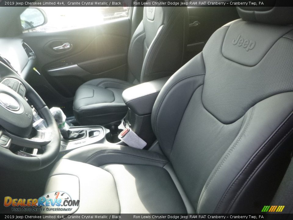 2019 Jeep Cherokee Limited 4x4 Granite Crystal Metallic / Black Photo #15