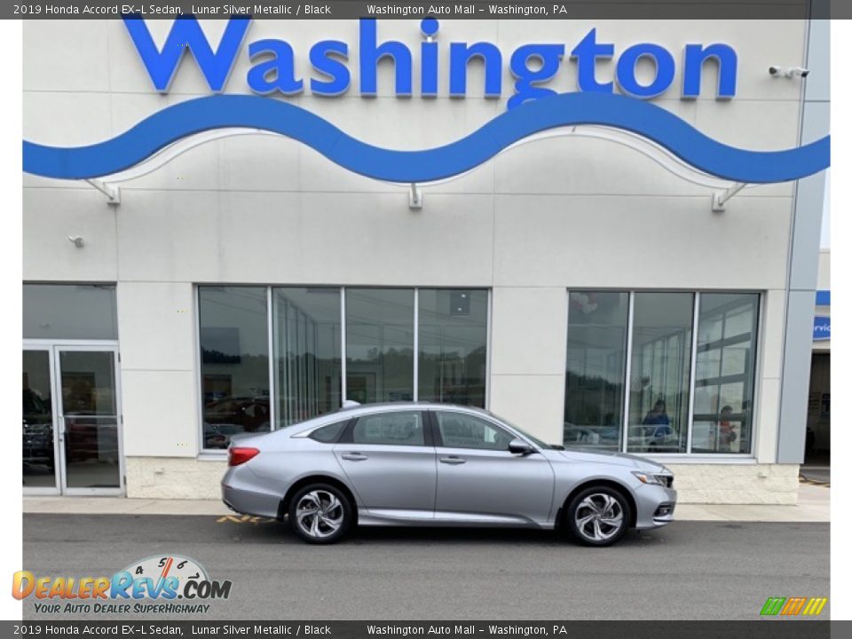 2019 Honda Accord EX-L Sedan Lunar Silver Metallic / Black Photo #1