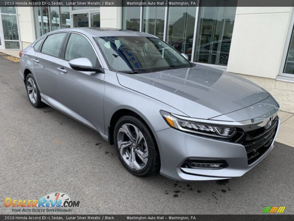 2019 Honda Accord EX-L Sedan Lunar Silver Metallic / Black Photo #2