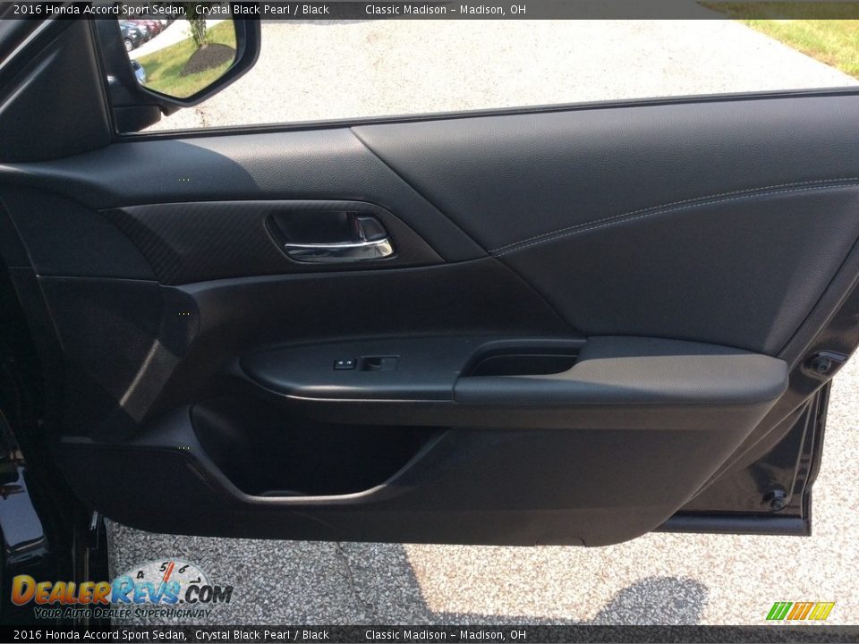 2016 Honda Accord Sport Sedan Crystal Black Pearl / Black Photo #21