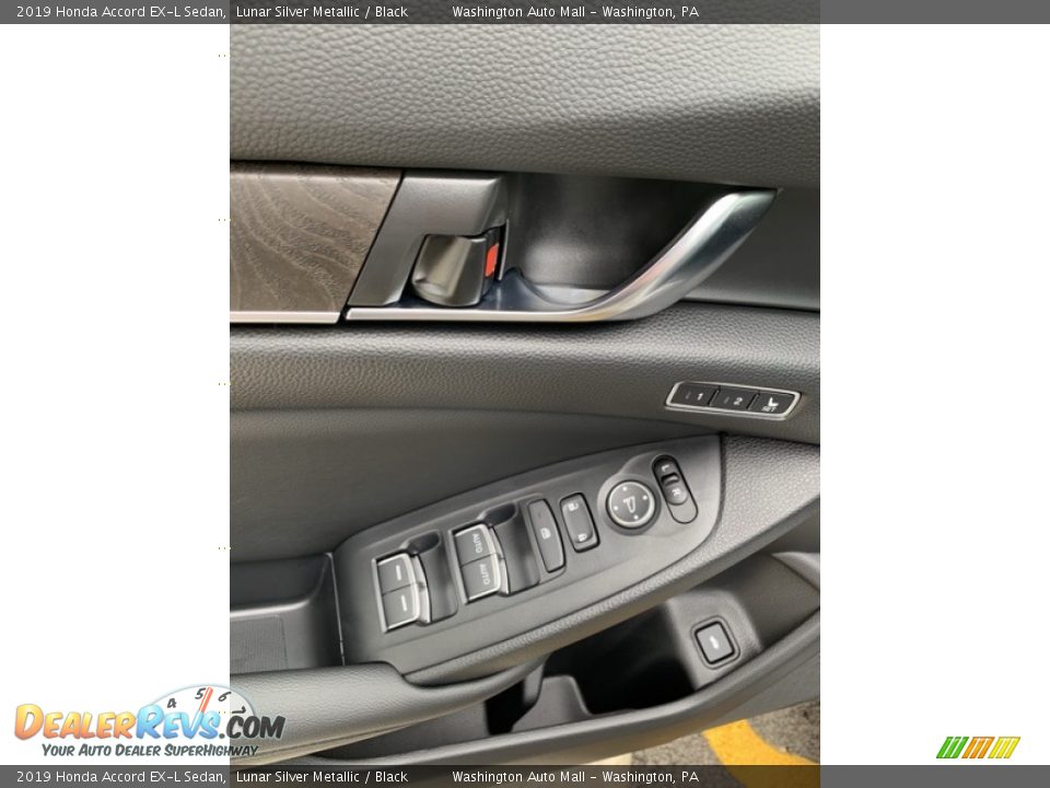 2019 Honda Accord EX-L Sedan Lunar Silver Metallic / Black Photo #11