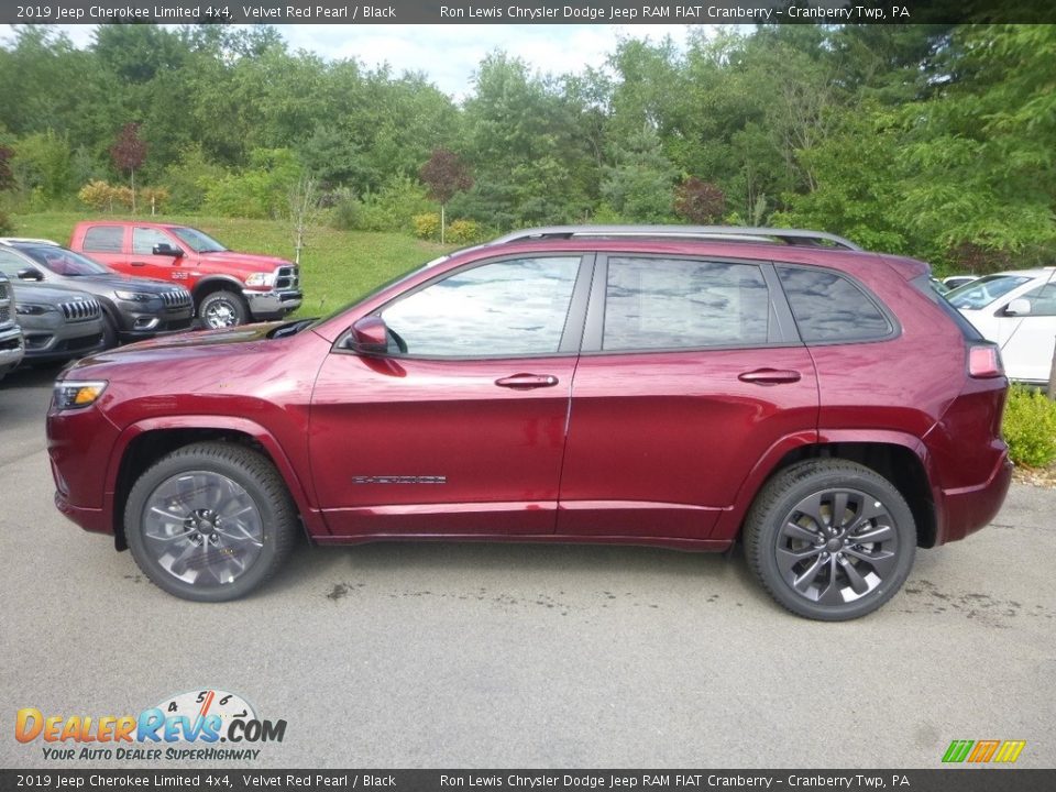 2019 Jeep Cherokee Limited 4x4 Velvet Red Pearl / Black Photo #2