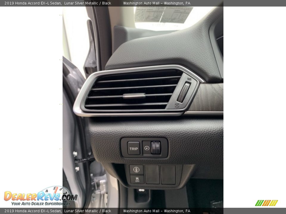 2019 Honda Accord EX-L Sedan Lunar Silver Metallic / Black Photo #12