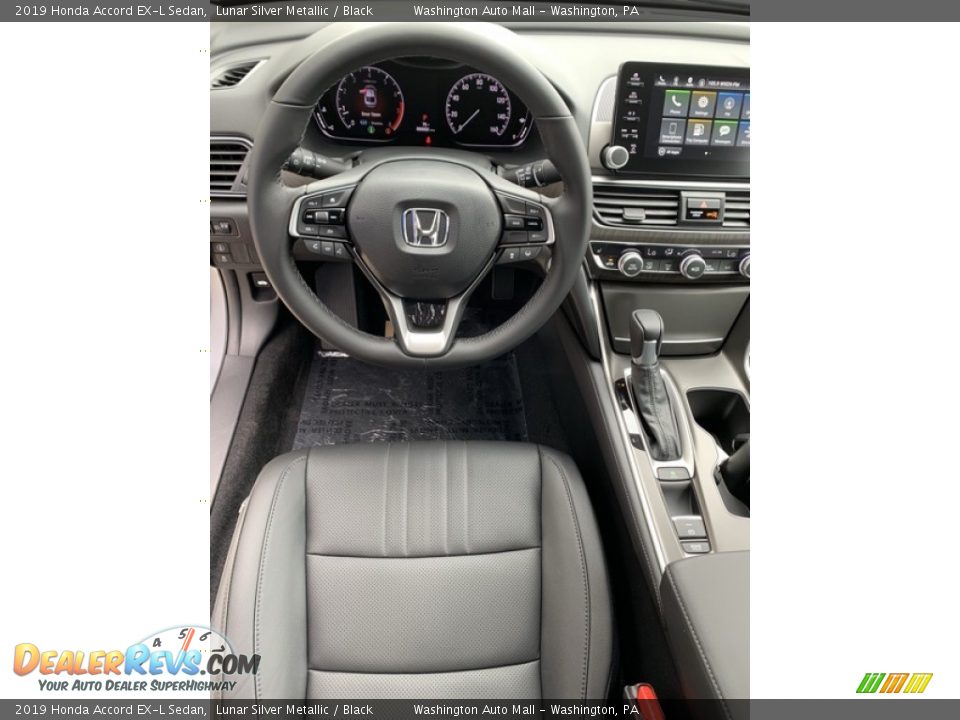 2019 Honda Accord EX-L Sedan Lunar Silver Metallic / Black Photo #13