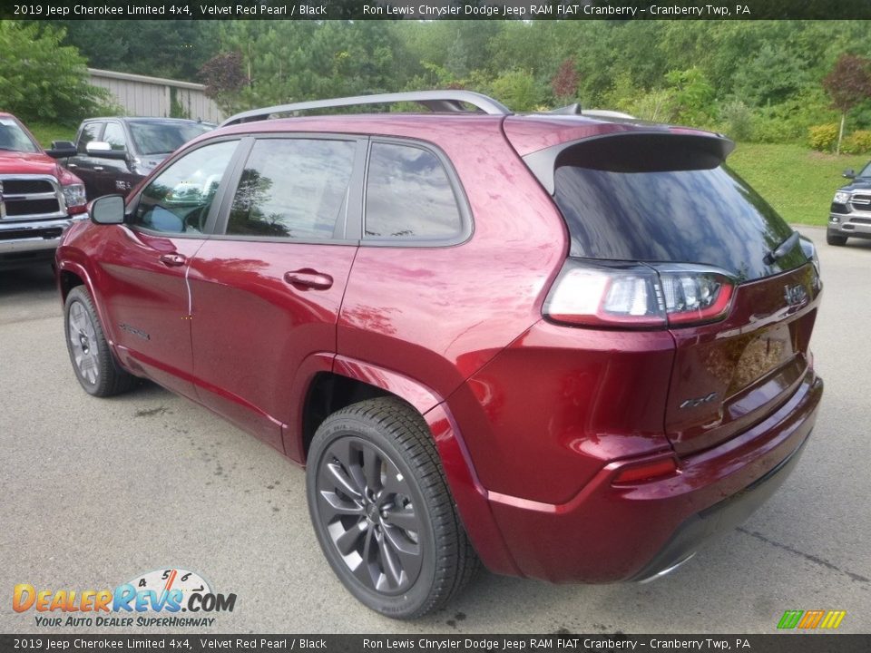 2019 Jeep Cherokee Limited 4x4 Velvet Red Pearl / Black Photo #3