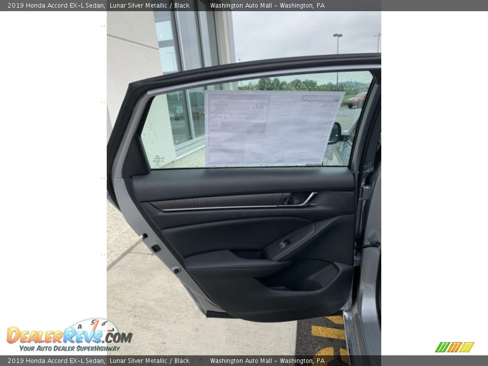 2019 Honda Accord EX-L Sedan Lunar Silver Metallic / Black Photo #16