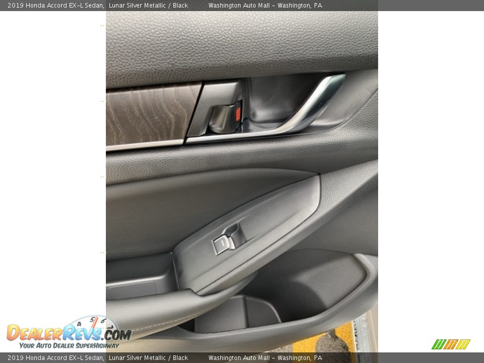 2019 Honda Accord EX-L Sedan Lunar Silver Metallic / Black Photo #17