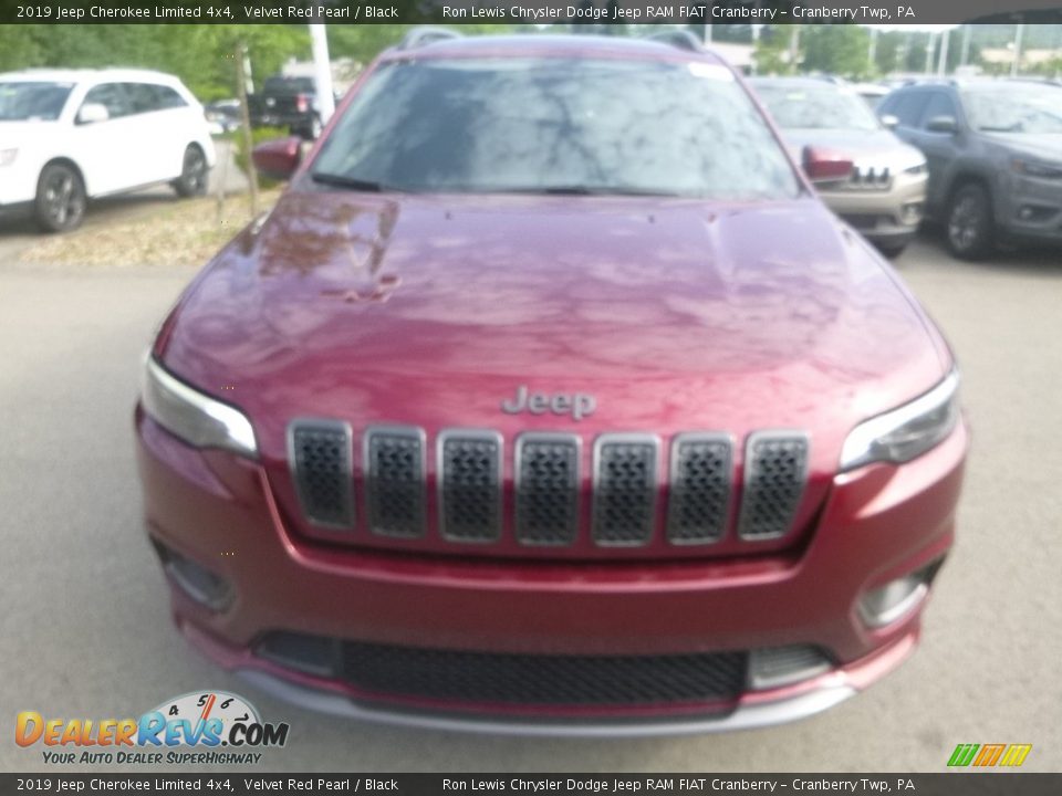 2019 Jeep Cherokee Limited 4x4 Velvet Red Pearl / Black Photo #8